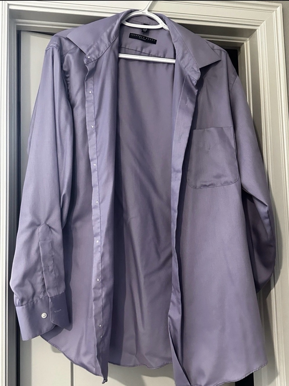 Geoffrey Beene Lavender Lightweight Shirt Jacket
